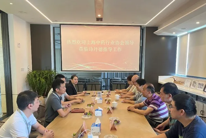 上海中药行业协会一行到访诗丹德考察调研交流(图1)